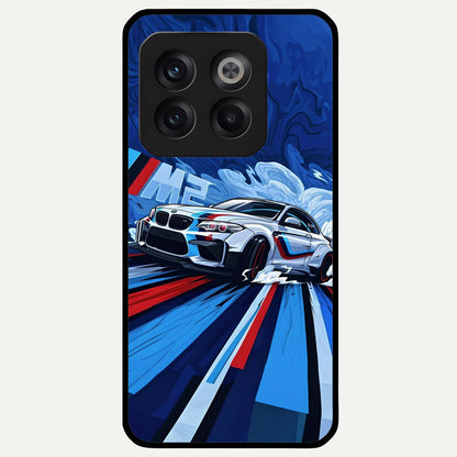  Drift Power Rush Glass Case For OnePlus 10T back cover – full design glossy printed glass finish