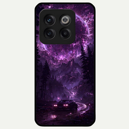  Eternal Cosmic Drive Glass Case For OnePlus 10T back cover – full design glossy printed glass finish