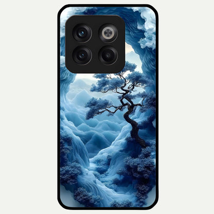  Frozen Serenity Gate Glass Case For OnePlus 10T back cover – full design glossy printed glass finish