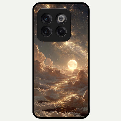  Golden Sky Dream Glass Case For OnePlus 10T back cover – full design glossy printed glass finish