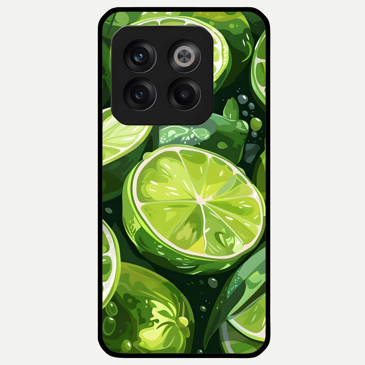  Green Kawasaki Glass Case For OnePlus 10T back cover – full design glossy printed glass finish