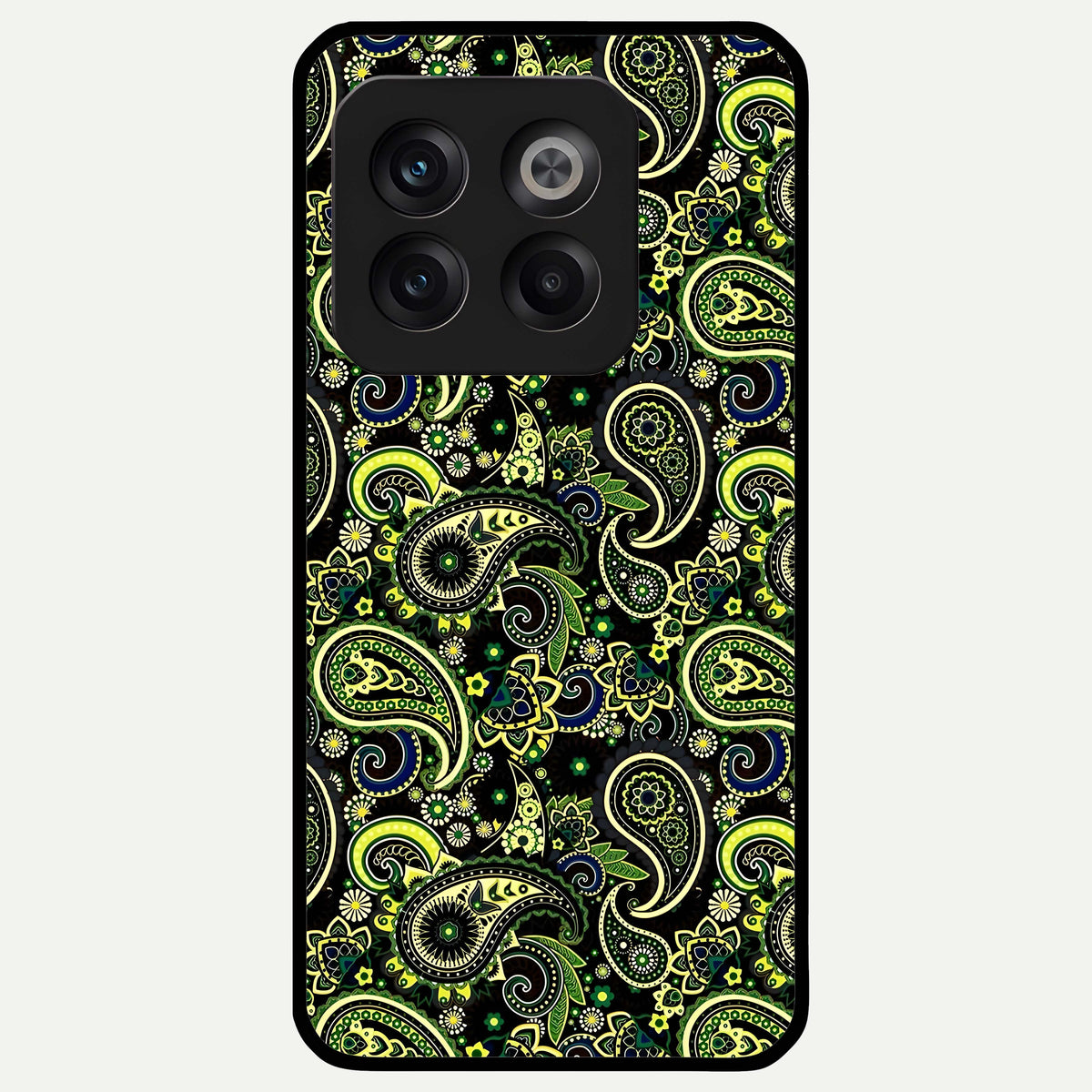  Green Lemon Glass Case For OnePlus 10T back cover – full design glossy printed glass finish
