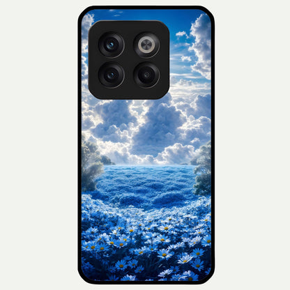  Heavenly Daisy Horizon Glass Case For OnePlus 10T back cover – full design glossy printed glass finish