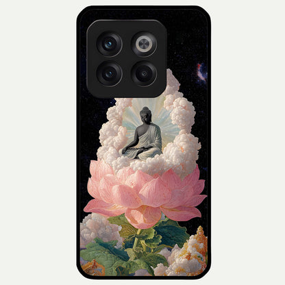  Lotus Divine Peace Glass Case For OnePlus 10T back cover – full design glossy printed glass finish
