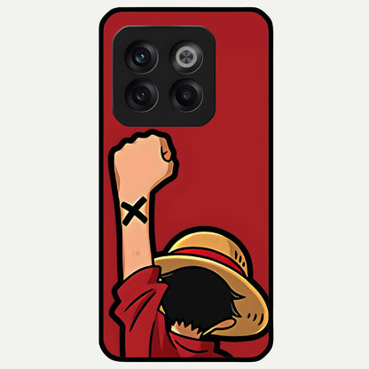  Luffy X Spirit Glass Case For OnePlus 10T back cover – full design glossy printed glass finish