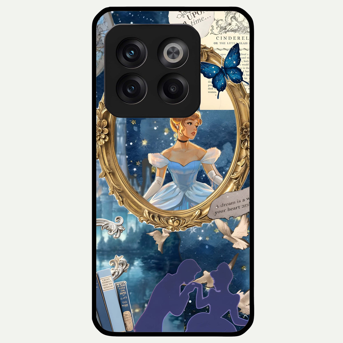  Midnight Queen Glass Case For OnePlus 10T back cover – full design glossy printed glass finish
