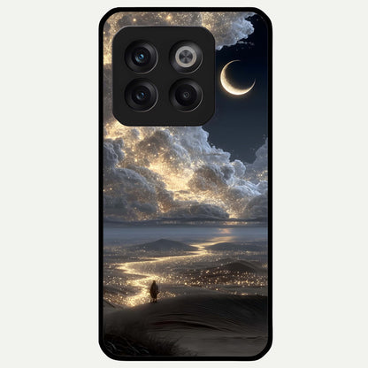  Moonlight Spark Path Glass Case For OnePlus 10T back cover – full design glossy printed glass finish