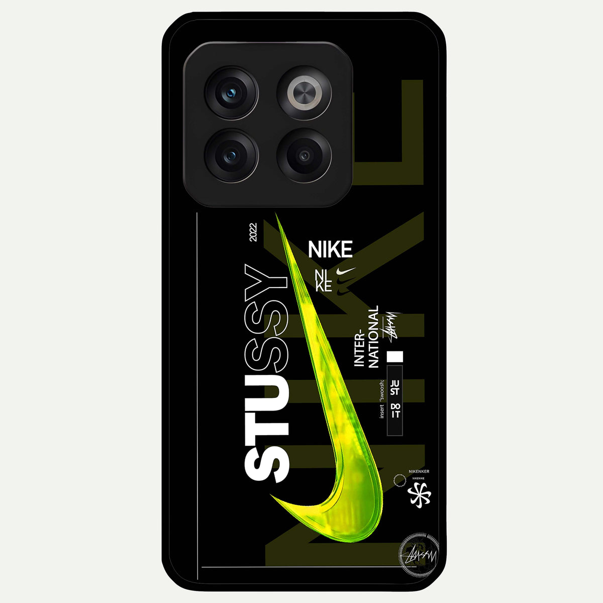  Neon Street Edition Glass Case For OnePlus 10T back cover – full design glossy printed glass finish