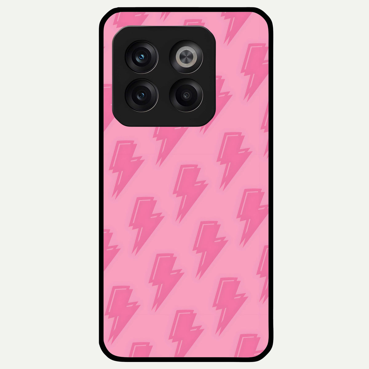  Pink Moo Magic Glass Case For OnePlus 10T back cover – full design glossy printed glass finish