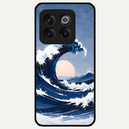  Rising Tide Power Glass Case For OnePlus 10T back cover – full design glossy printed glass finish
