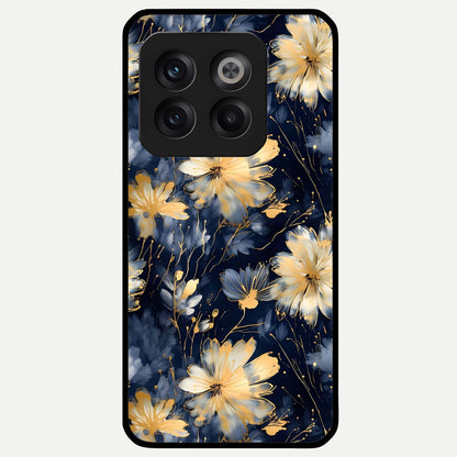  Royal Petal Dream Glass Case For OnePlus 10T back cover – full design glossy printed glass finish