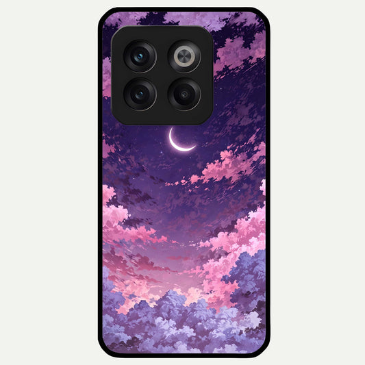  Sky Drift Clouds Glass Case For OnePlus 10T back cover – full design glossy printed glass finish
