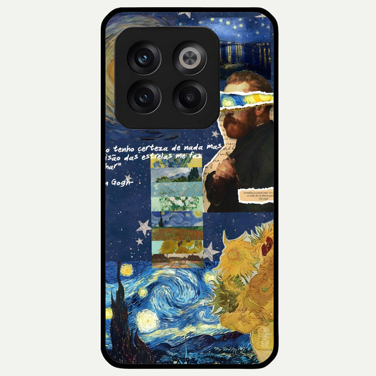  Starry Dream Vision Glass Case For OnePlus 10T back cover – full design glossy printed glass finish