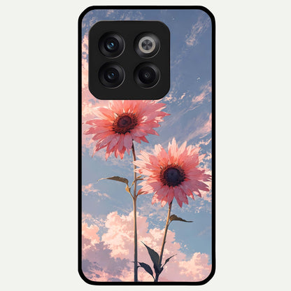  Sun Moon Balance Glass Case For OnePlus 10T back cover – full design glossy printed glass finish