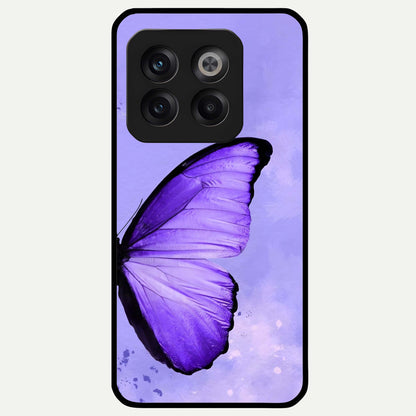  Violet Dream Wing Glass Case For OnePlus 10T back cover – full design glossy printed glass finish