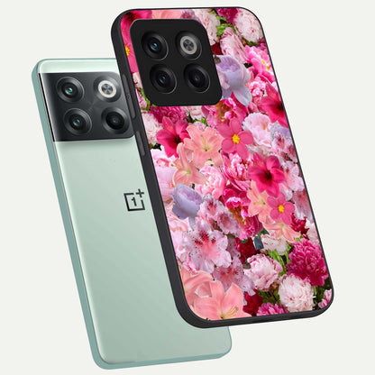  Bloom Crush Fantasy phone case For OnePlus 10T showing premium glass back cover with detailed artwork