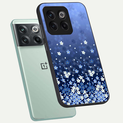  Blue Starry phone case For OnePlus 10T showing premium glass back cover with detailed artwork