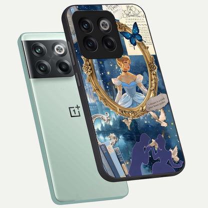  Midnight Queen phone case For OnePlus 10T showing premium glass back cover with detailed artwork