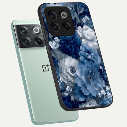  Royal Bloom Garden phone case For OnePlus 10T showing premium glass back cover with detailed artwork