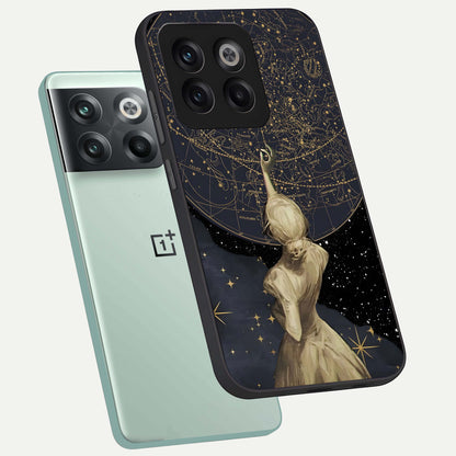  Taylor Swift Girl phone case For OnePlus 10T showing premium glass back cover with detailed artwork