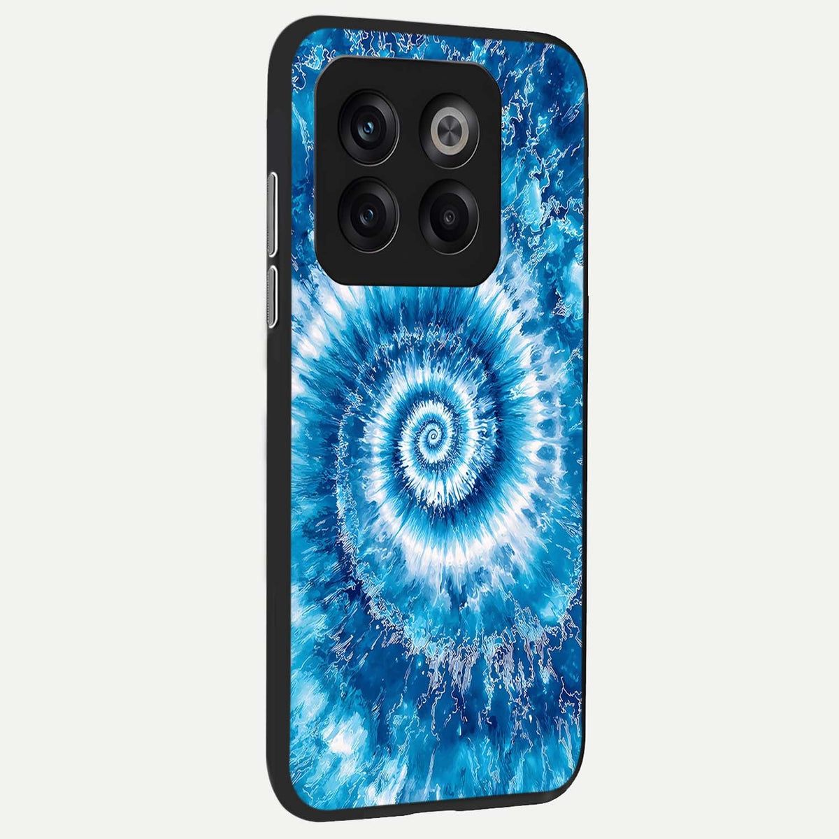  Blue Galaxy Wave back cover For OnePlus 10T slim fit glass case with vibrant aesthetic design