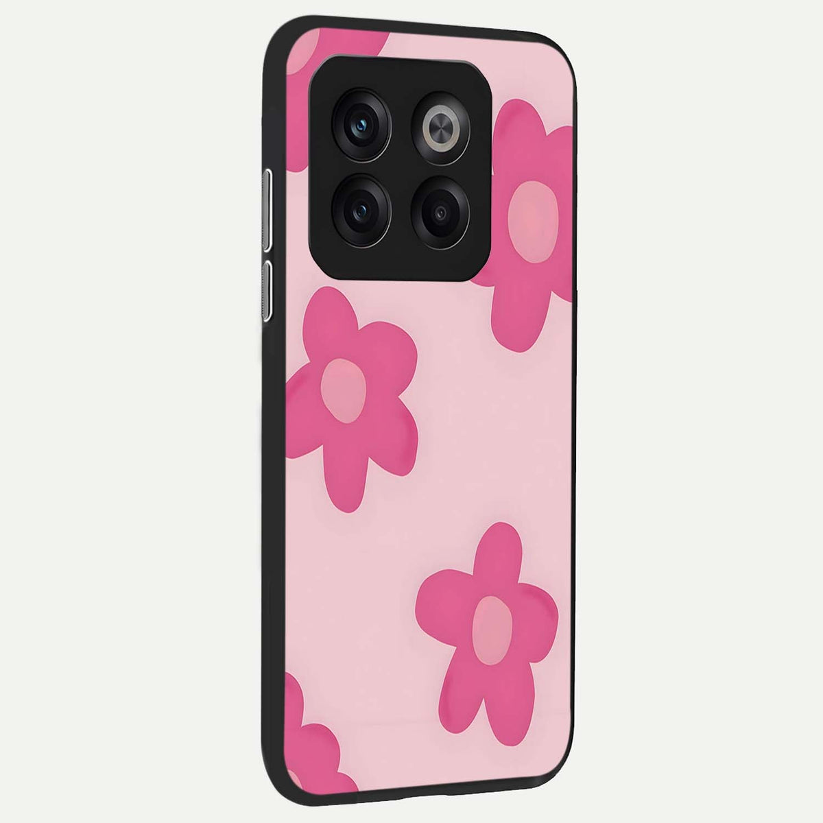 Candy Bloom Dreams back cover For OnePlus 10T slim fit glass case with vibrant aesthetic design