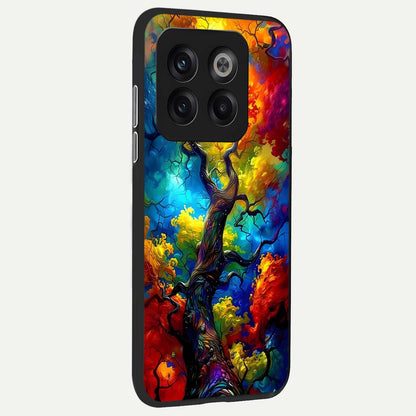  Colorful Soda Bottles back cover For OnePlus 10T slim fit glass case with vibrant aesthetic design