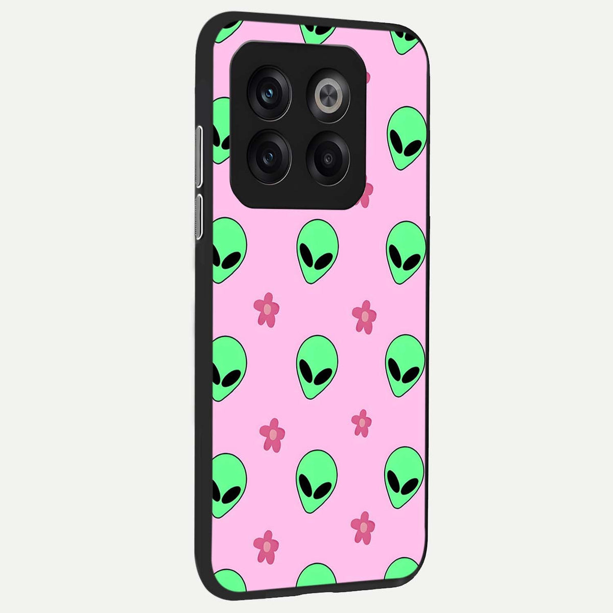  Cosmic Cute Crush back cover For OnePlus 10T slim fit glass case with vibrant aesthetic design