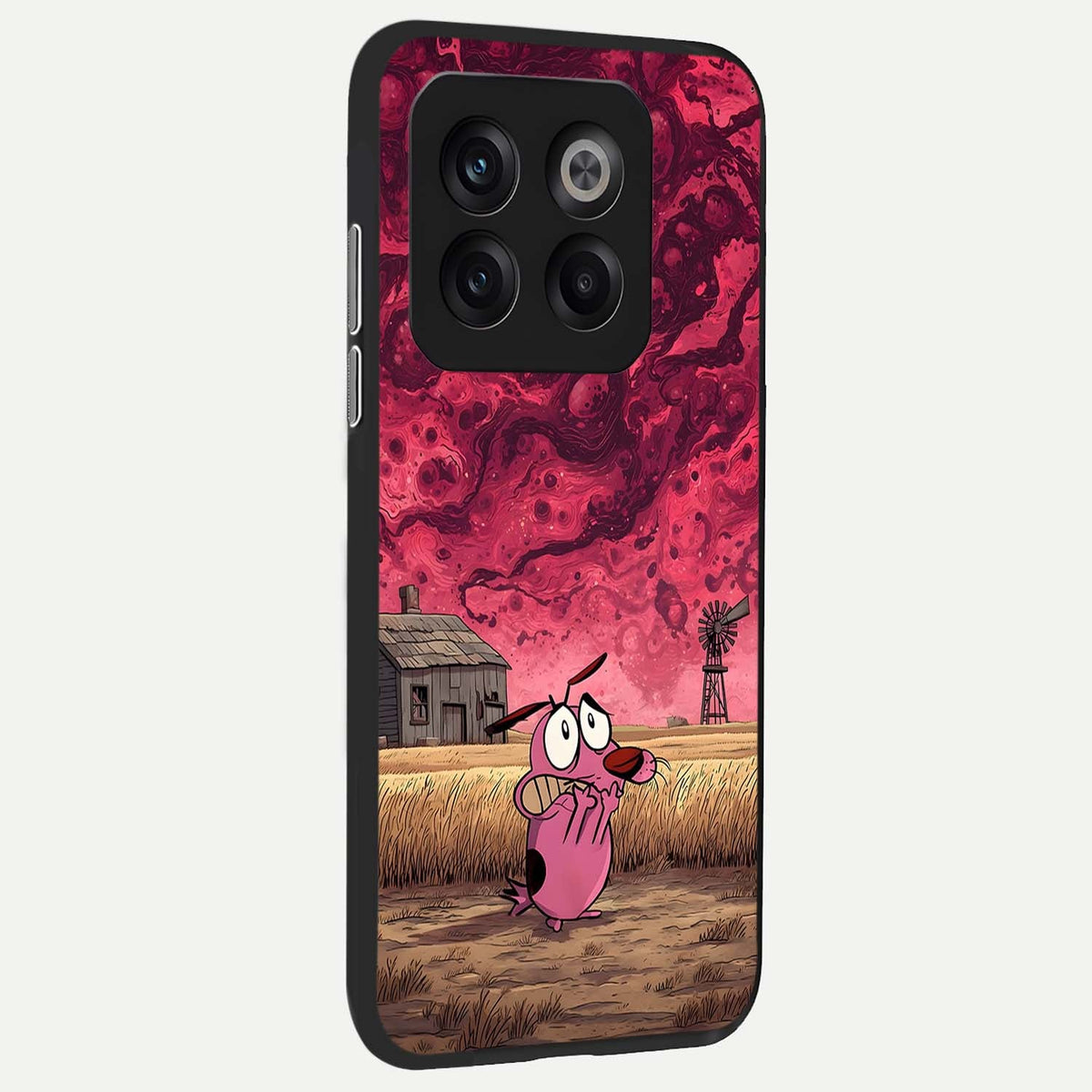  Courage Under Sky back cover For OnePlus 10T slim fit glass case with vibrant aesthetic design