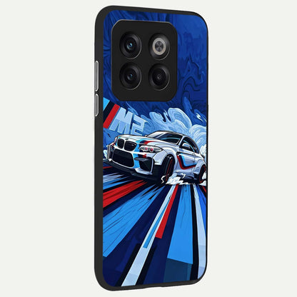  Drift Power Rush back cover For OnePlus 10T slim fit glass case with vibrant aesthetic design
