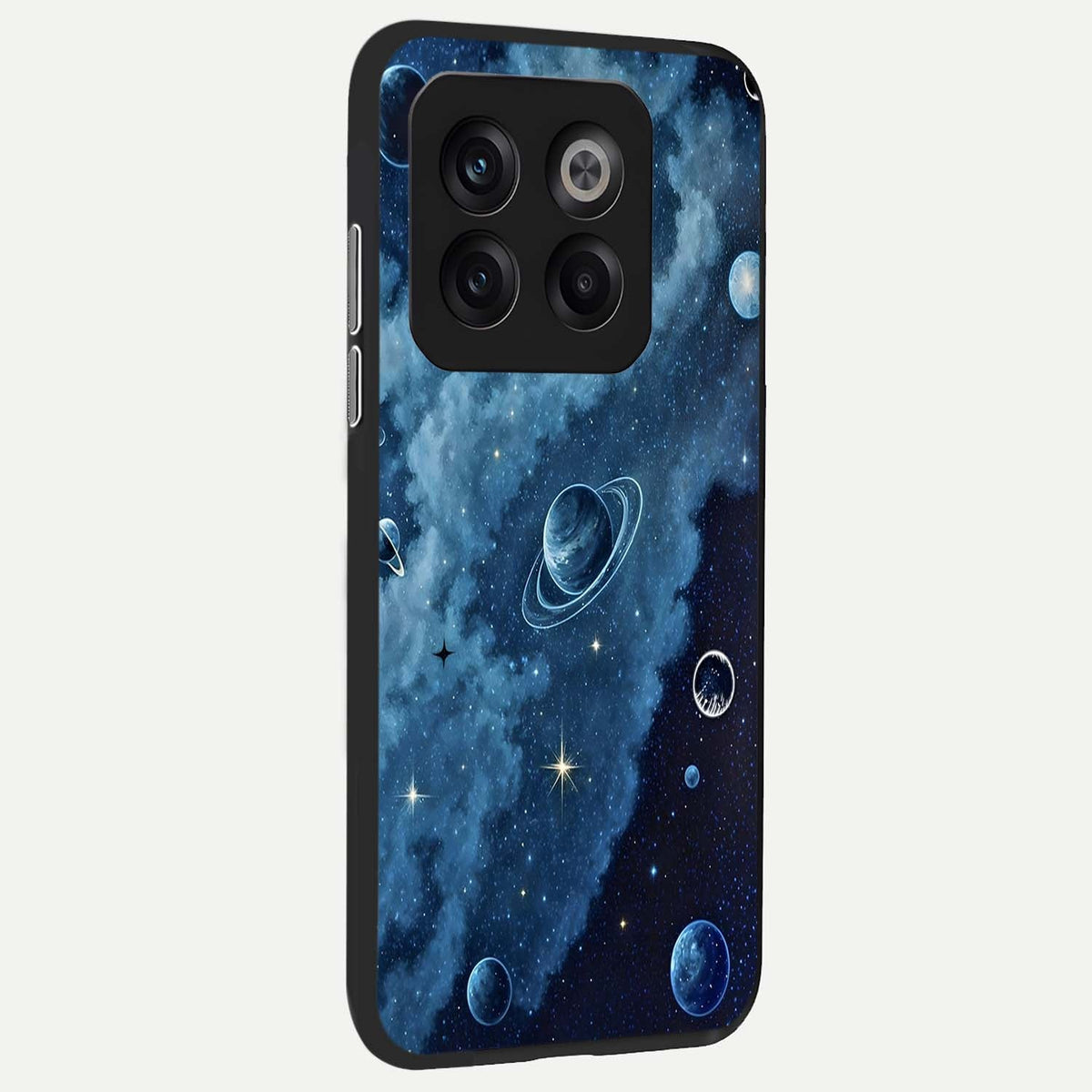  Galaxy Dream Space back cover For OnePlus 10T slim fit glass case with vibrant aesthetic design