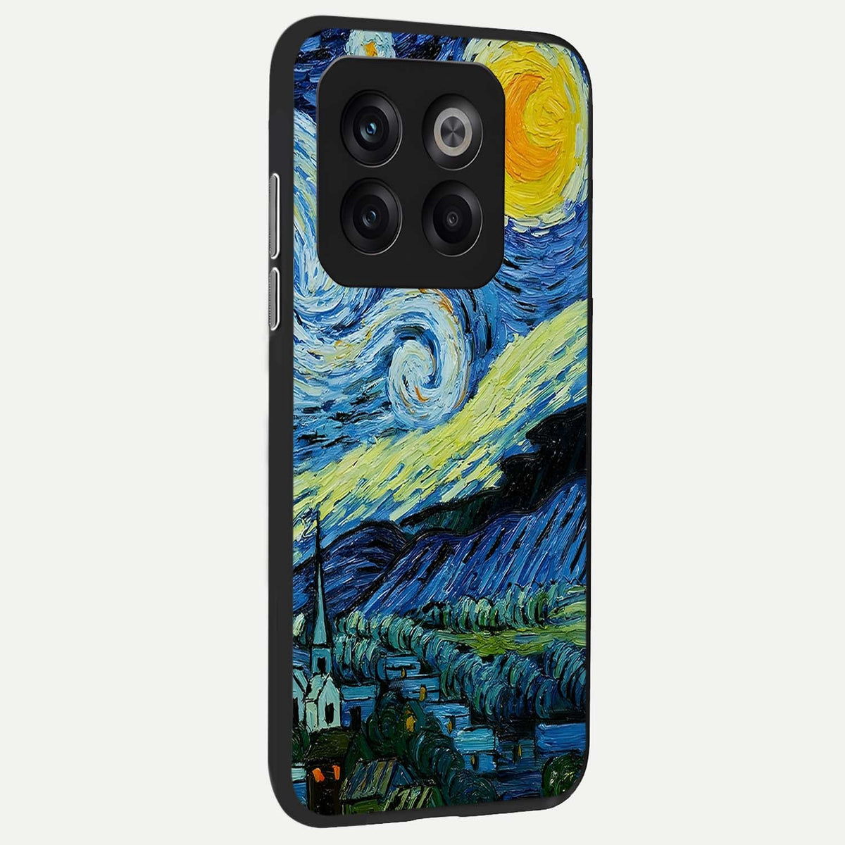  Inspired Van Gogh Art back cover For OnePlus 10T slim fit glass case with vibrant aesthetic design