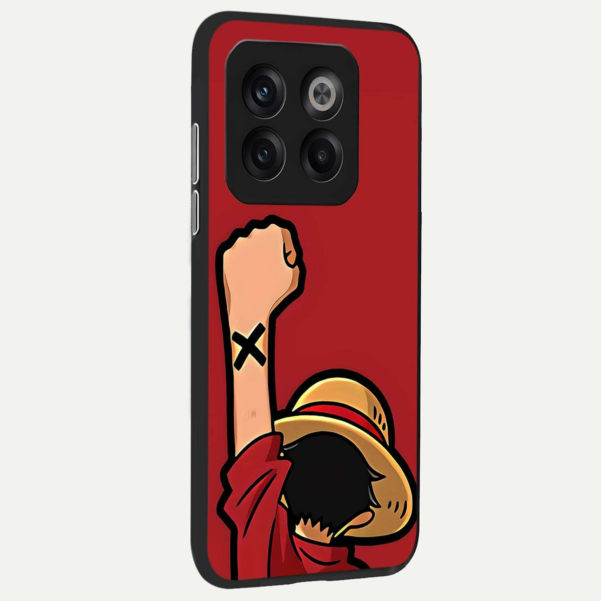  Luffy X Spirit back cover For OnePlus 10T slim fit glass case with vibrant aesthetic design
