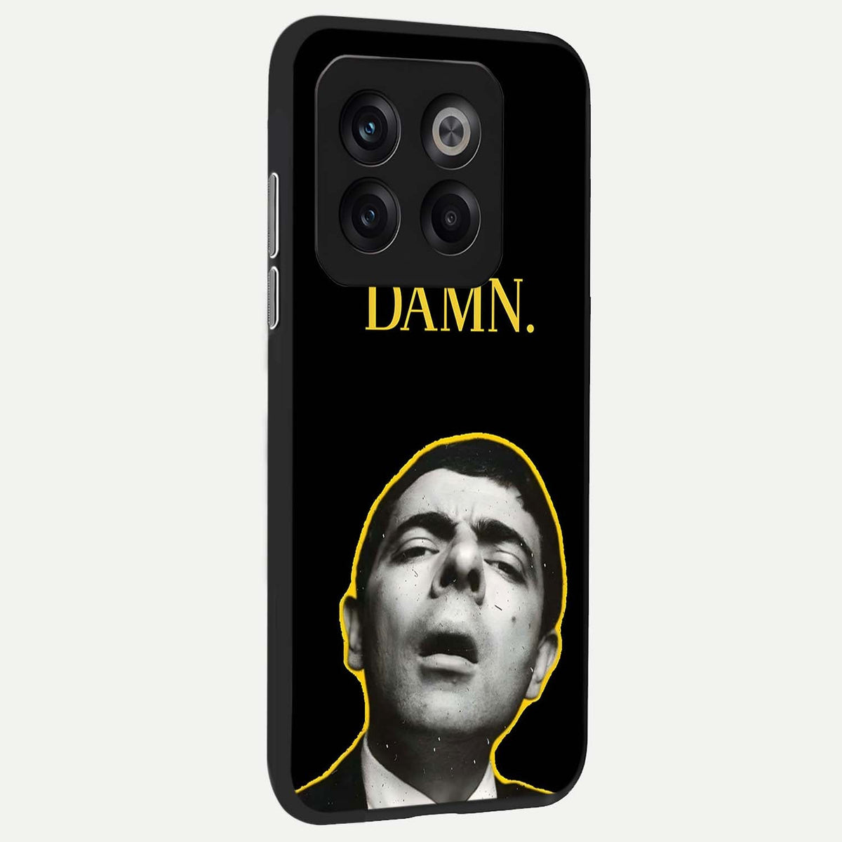  Mr Bean Damn back cover For OnePlus 10T slim fit glass case with vibrant aesthetic design