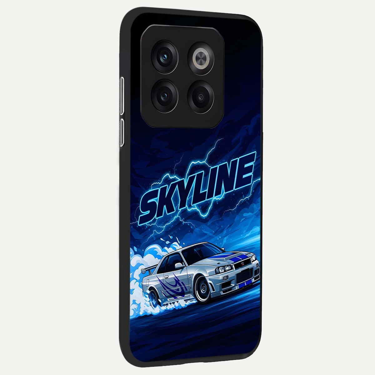 Neon Drift Beast back cover For OnePlus 10T slim fit glass case with vibrant aesthetic design