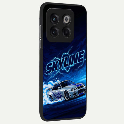  Neon Drift Beast back cover For OnePlus 10T slim fit glass case with vibrant aesthetic design