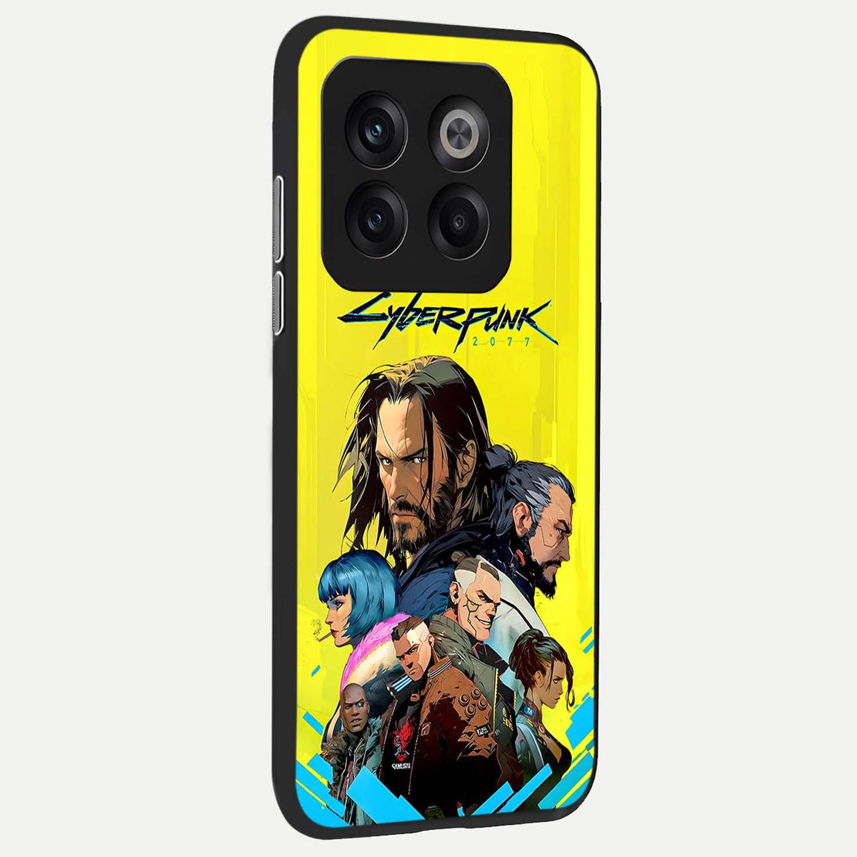  Neon Rebel Genesis back cover For OnePlus 10T slim fit glass case with vibrant aesthetic design