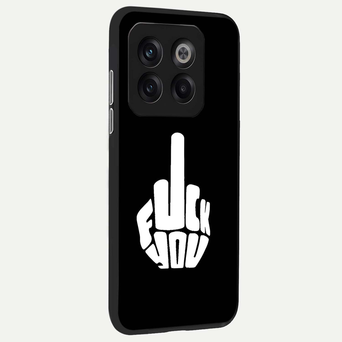  Rebel Mode On back cover For OnePlus 10T slim fit glass case with vibrant aesthetic design