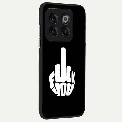  Rebel Mode On back cover For OnePlus 10T slim fit glass case with vibrant aesthetic design