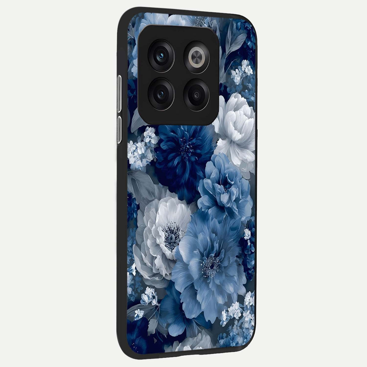  Royal Bloom Garden back cover For OnePlus 10T slim fit glass case with vibrant aesthetic design
