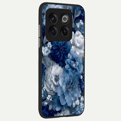  Royal Bloom Garden back cover For OnePlus 10T slim fit glass case with vibrant aesthetic design