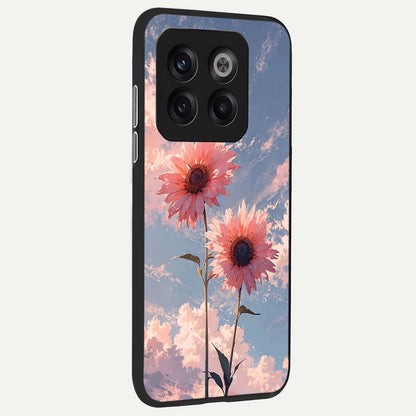  Sun Moon Balance back cover For OnePlus 10T slim fit glass case with vibrant aesthetic design