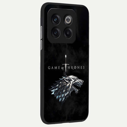  Throne Wolf Legacy back cover For OnePlus 10T slim fit glass case with vibrant aesthetic design