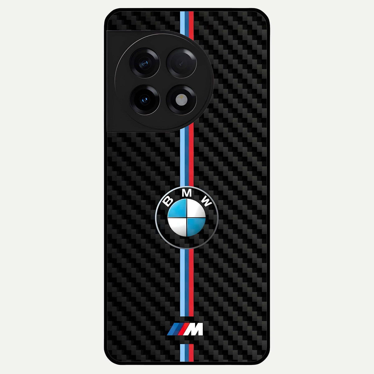  BMW Pattern Glass Case For OnePlus 11R back cover – full design glossy printed glass finish