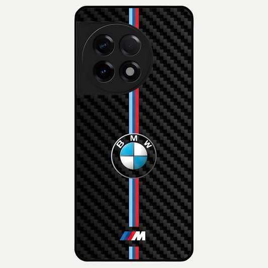  BMW Pattern Glass Case For OnePlus 11R back cover – full design glossy printed glass finish
