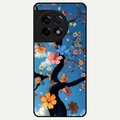  Blossom Dream Sky Glass Case For OnePlus 11R back cover – full design glossy printed glass finish
