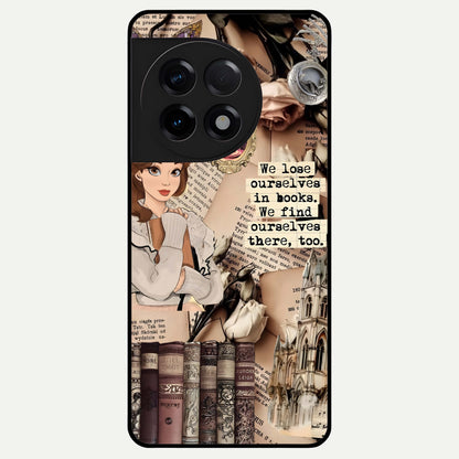  Bookish Dream World Glass Case For OnePlus 11R back cover – full design glossy printed glass finish