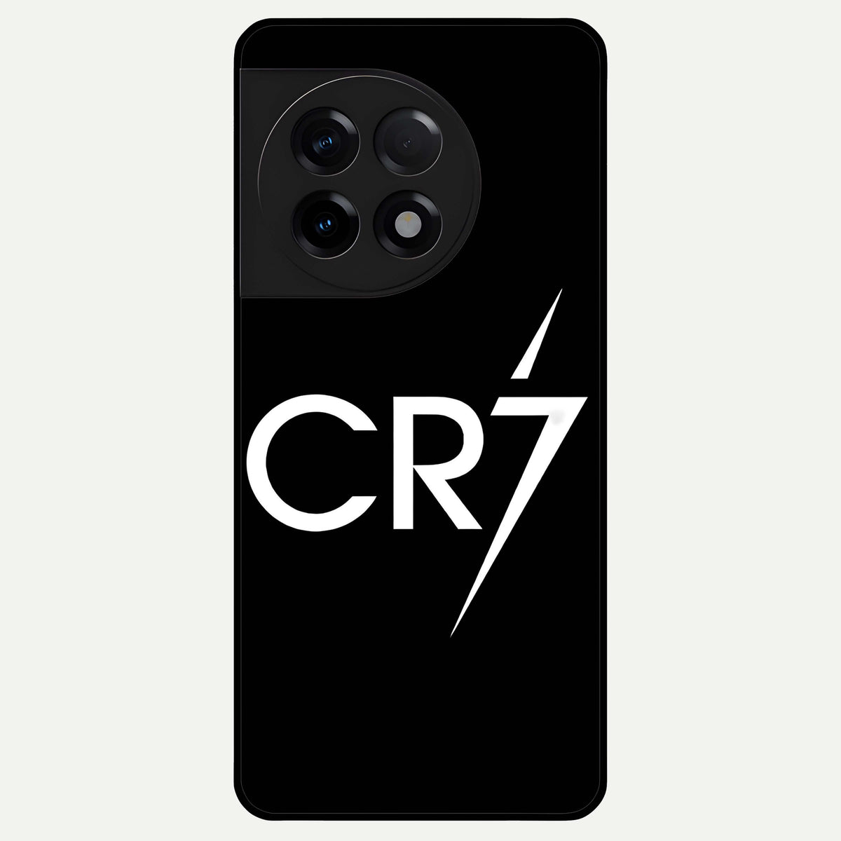  CR7 Elite Strike Glass Case For OnePlus 11R back cover – full design glossy printed glass finish