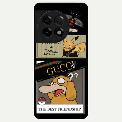  Cartoon Brand Play Mashup Glass Case For OnePlus 11R back cover – full design glossy printed glass finish