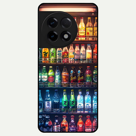  Colorfull Tree Glass Case For OnePlus 11R back cover – full design glossy printed glass finish